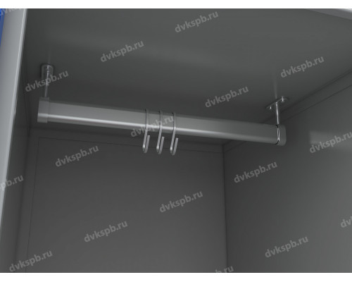 Шкаф гардеробный металлический COMFORT 2000/24 (800) серый