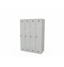 Шкаф гардеробный металлический COMFORT 1700/44 (1200) серый