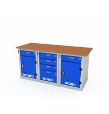 Верстак трехтумбовый WOKER PRO 3242.F30.1800